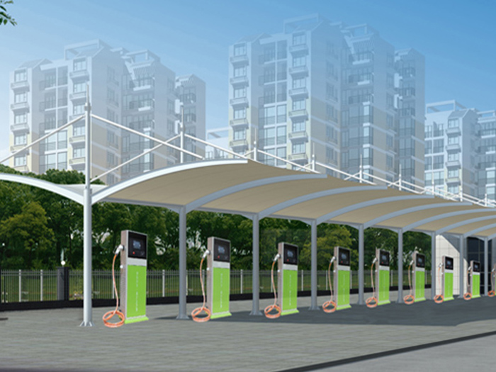 膜結(jié)構(gòu)自行車棚                        