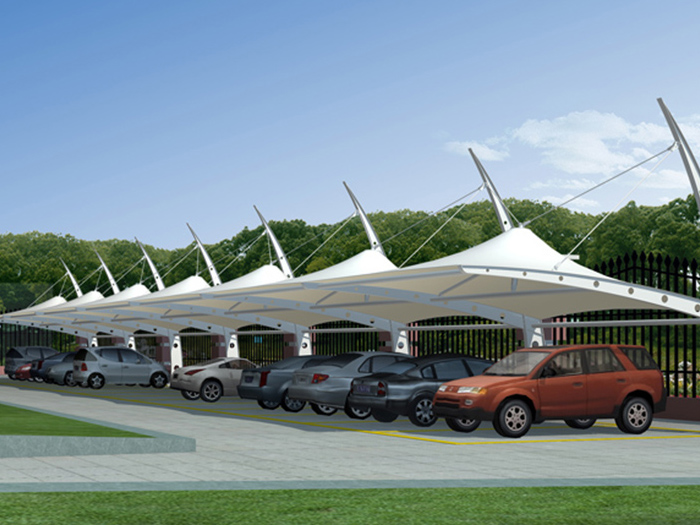 膜結(jié)構(gòu)自行車棚                      