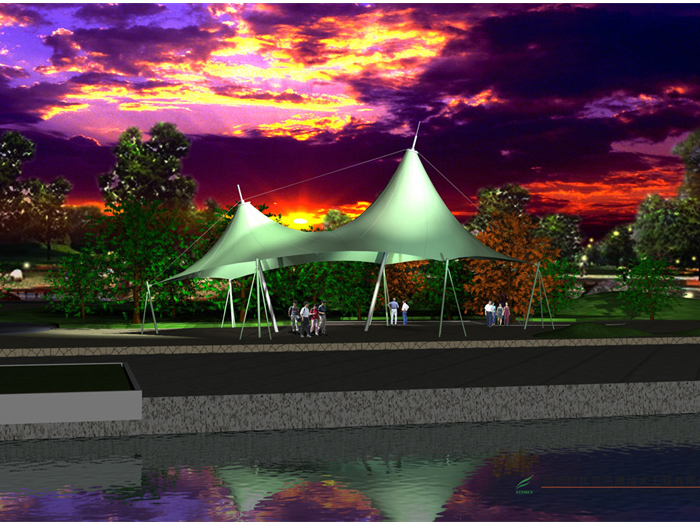 膜結(jié)構(gòu)自行車棚                