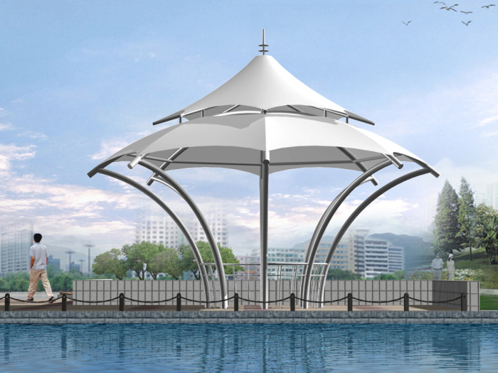 膜結(jié)構(gòu)自行車棚                   