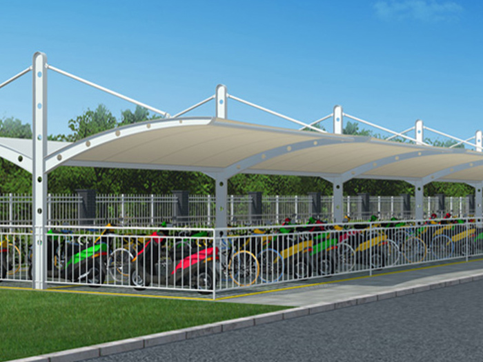 膜結(jié)構(gòu)自行車棚                       