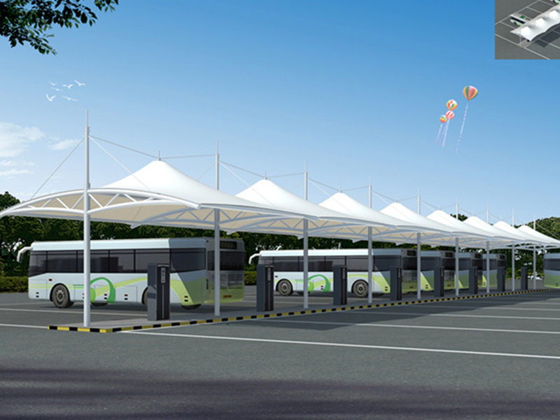 膜結(jié)構(gòu)自行車棚               