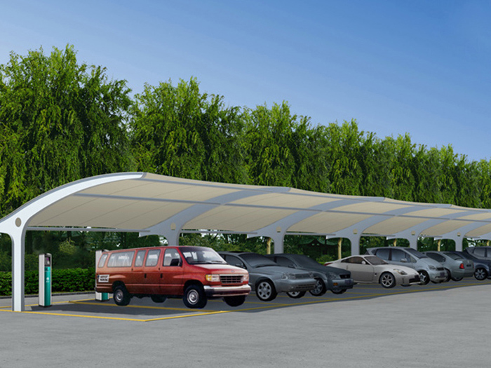 膜結(jié)構(gòu)自行車棚             