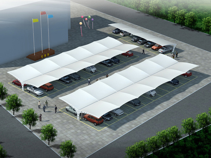 膜結(jié)構(gòu)自行車棚           